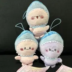 あさみみちゃん ぬいぐるみ サメみみマスコット 全3種類コンプのサムネイル