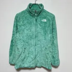 THE NORTH FACEフルジップ　フリースジャケット　ロゴ　ガールズサイズ