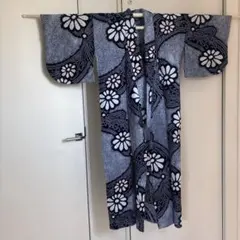 有松鳴海絞り 有松絞り浴衣 絞り浴衣 花柄 水色 青色 蜘蛛絞り - メルカリ