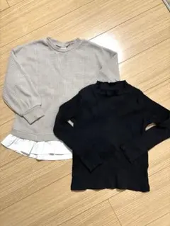 MPS ユニクロ 長袖カットソー 120 トップス2点セット