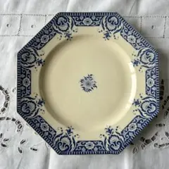 短期出品 サルグミンヌ オクトゴナル 深皿 フランスアンティーク 25-7 短期出品 サルグミンヌ オクトゴナル 深皿 フランスアンティーク