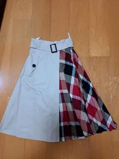 （美品)ブルーレーベル・クレストブリッジフレアスカート