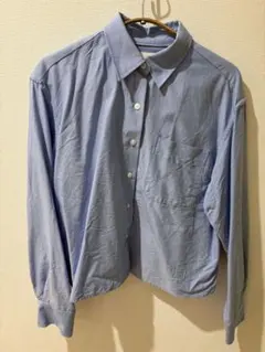 UNIQLO×JW ANDERSON 長袖シャツ S ライトブルー