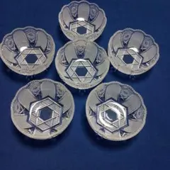大きめクリスタルボウル6個セットのサムネイル