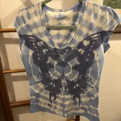 Calvin Klein Jeans 蝶グラフィック ノースリーブTシャツ