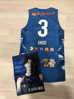 安藤誓哉　ユニフォーム　マスコット　布ポスター