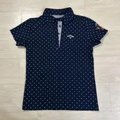 【美品】Callaway レディース M ドット柄シャツ