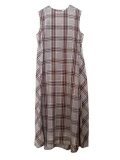 Ballseyコットンボイルバックギャザーロングワンピース 36トゥモローランド