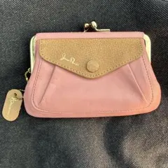 ピンク　がま口ポーチ　コインケース