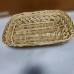 天然素材の長方形バスケット