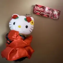 サンリオ　ハローキティ　スペイン　フラメンコ　マスコットホルダー　2002 レア
