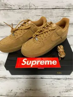 K*e様 Supreme Nike エアフォース1 ウィート シュプリーム 国内 Amazon | [ナイキ] SUPREME AIR FORCE 1 LOW FLAX シュプリーム