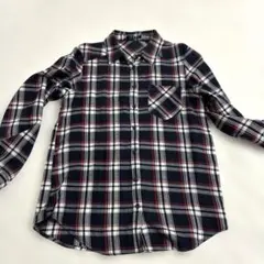 INGNI ネイビー系チェック 長袖シャツ