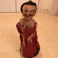 希少 魔女 人形 アンティーク ノルウェー 糸つり ビンテージ 希少 魔女 人形 アンティーク ノルウェー 糸つり ビンテージ