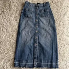 ZARA　デニム ロングスカート タイトスカート