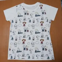 スヌーピー プリント Tシャツ XL