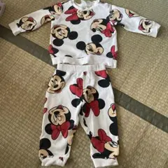 ミッキー ミニー ベビーパジャマ 80サイズ　上下セット