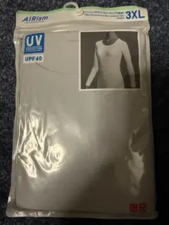 エアリズムクルーネックT AIRism UVカット 長袖Tシャツ 3XL