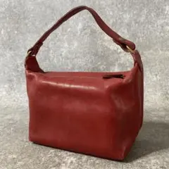 オールドコーチ バニティ　アクセサリーポーチ 赤　レッド　グラブタンレザー