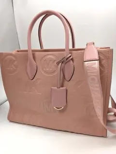 美品✨ マイケルコース 2wayトートバッグ レザー ピンク 0KJ