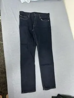 ひ*ち様 GU ウルトラストレッチスキニージーンズ ダークブルースリムフィットデ