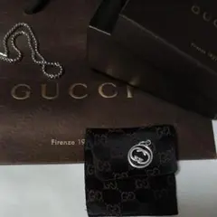 GUCCI インターロッキングG ネックレストップ　シルバー925のサムネイル