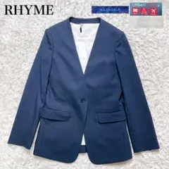 美品✨ ライム ノーカラー ジャケット 防シワ ストレッチ 洗える 近年モデルのサムネイル