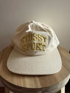 STUSSY SPORT キャップ ベージュ
