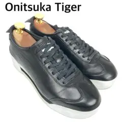 美品　オニツカタイガー　メキシコ 66 SD PF　厚底ローカットスニーカー　黒