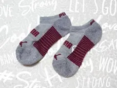 PUMA グレー ショートソックス　中古