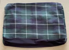 体にフィットするソファ　カバーのみ（チェック柄）のサムネイル