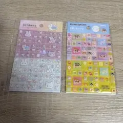 クレヨンしんちゃんタイルシール　キラキラアニマルタイルシール　2枚セット　セリア