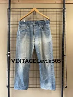 ビンテージ Levi's 505 リーバイス 耳付き両面タブ 42タロン 刻印5のサムネイル