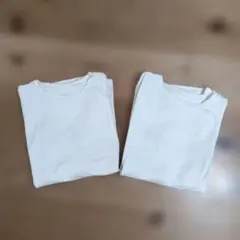 ユニクロ HEATTECH コットン 長袖Tシャツ 150 2枚セット