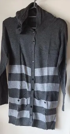 ボーダーロングカーディガン★最終価格‼︎