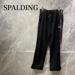 SPALDING レディース M 黒 トラックパンツ ライン スパルディングのサムネイル