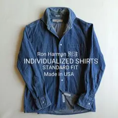ロンハーマン別注 インディビジュアライズドシャツ デニム USA製 M 男女兼用