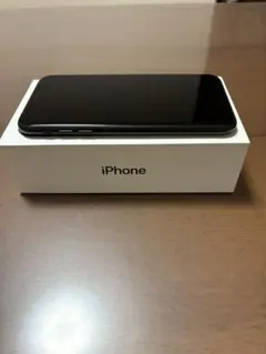 【セール開催】iPhone ブラック 本体 箱付き　SIMロック解除済み