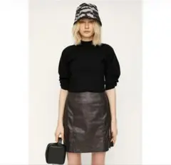 SLYレザー タイトスカート