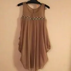 【未使用】Sugar Rose ★ ビーズ刺繍 シフォンワンピース