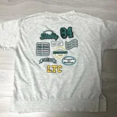 ラブトキ　150cm 半袖Ｔシャツ グレー　ワッペン