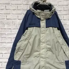 コロンビア　マウンテンパーカー　グレー XL ロゴ刺繍アウトドア918