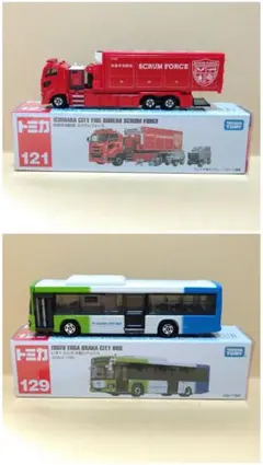トミカ スクラムフォース 大阪シティバス ２台セットのサムネイル