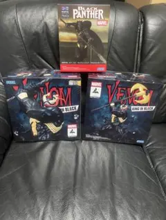 MARVEL ヴェノム ブラックパンサー フィギュア セット