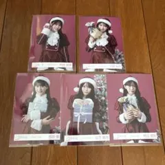 櫻坂46 2025年 サンタ衣装 3期生チュウ まとめ売り 生写真