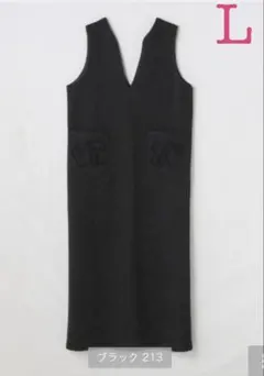 【新品タグ付き】しまむら　tal by yumiジャンパースカート　ブラック　L