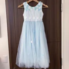 キッズドレス 水色　130cm 発表会 結婚式