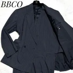 BBCO ビビコ 3ピース　ビジネススーツ　48 Lサイズ　ブラック 日本製 オールシーズン春夏秋冬物 ビビコ/BBCO COLLECTION