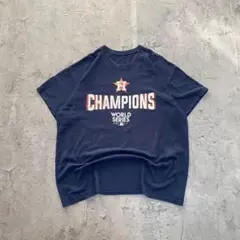 古着 アメリカ輸入 MLB Tシャツ 半袖 三段プリント チームロゴ 野球