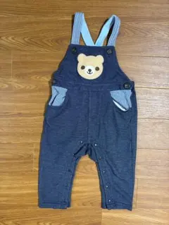 キムラタン　ロンパース　80cm デニムオーバーオール ベビー服のサムネイル